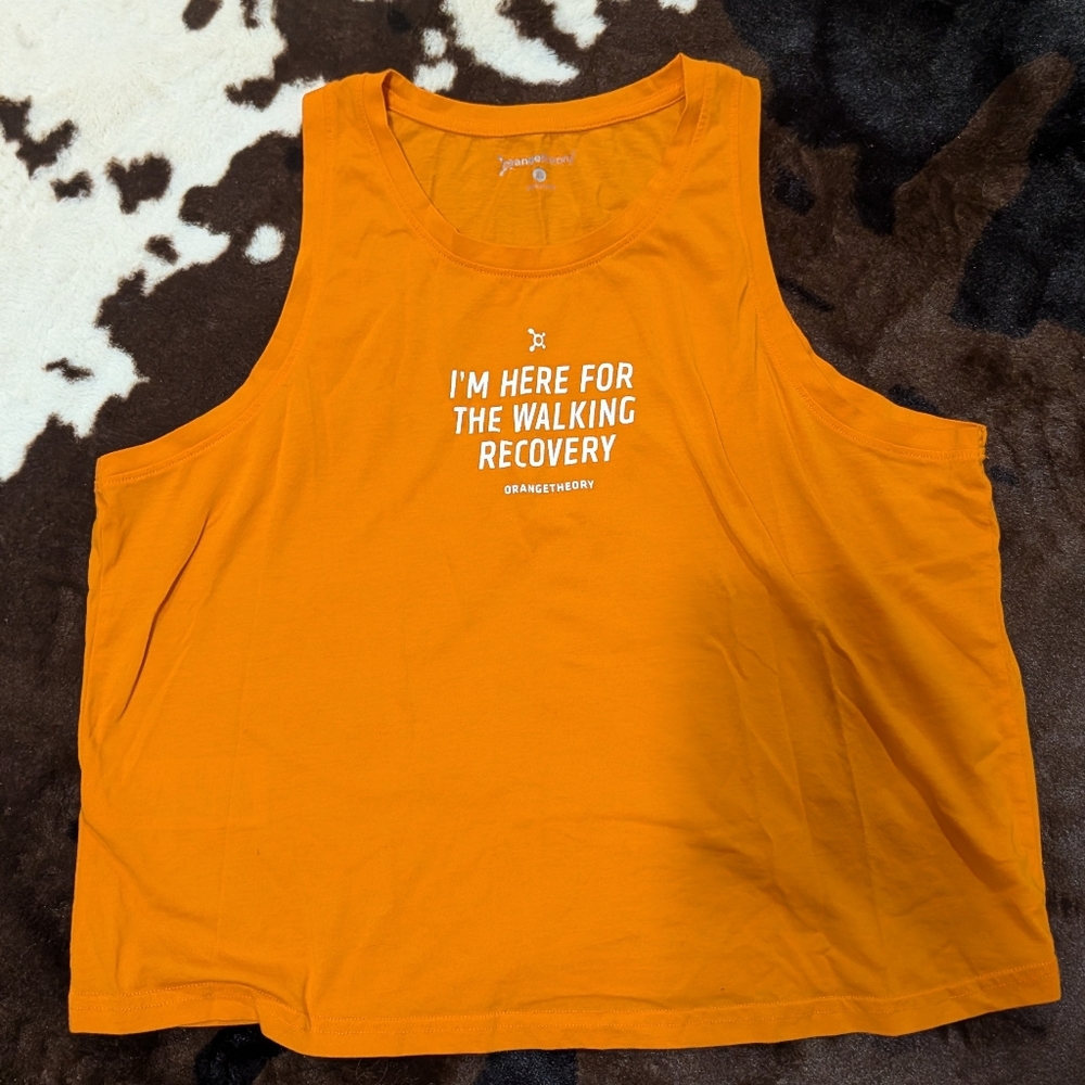 Orangetheory Walking Recovery Cropped Muscle Tank